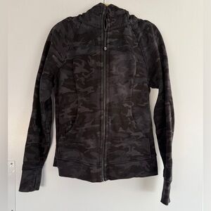 lululemon athletica Black Camo Hoodie